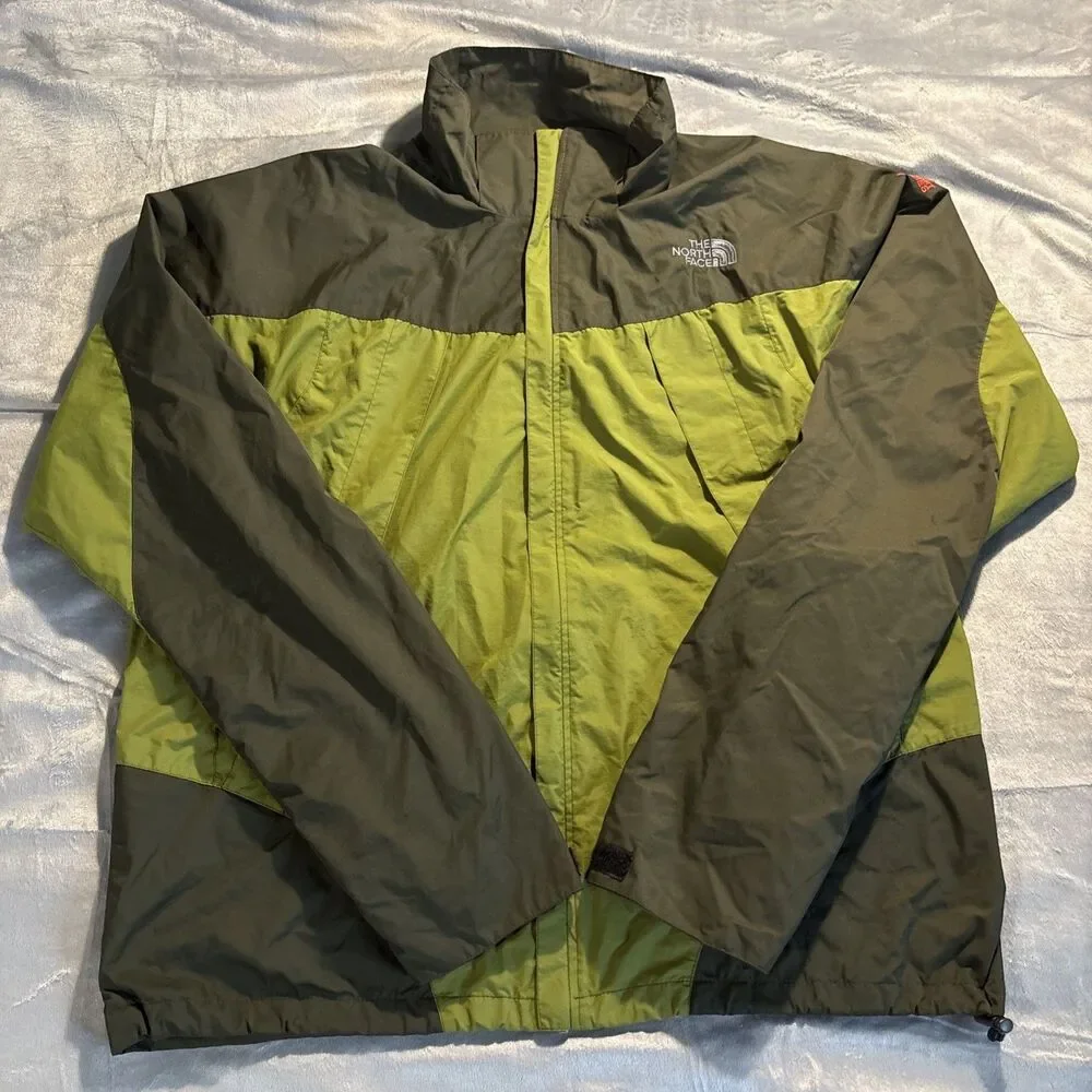 The North Face Summit Series Men's Jacket Large Two Tone Green Full Zip
